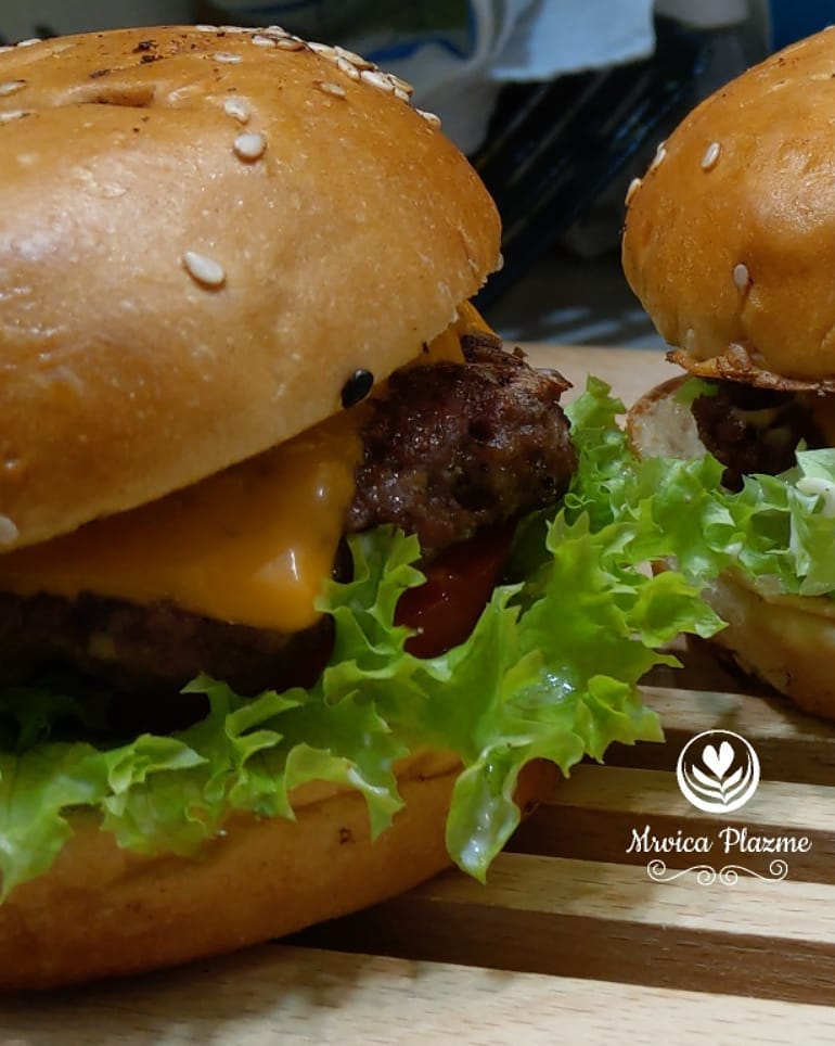 Home made burgers