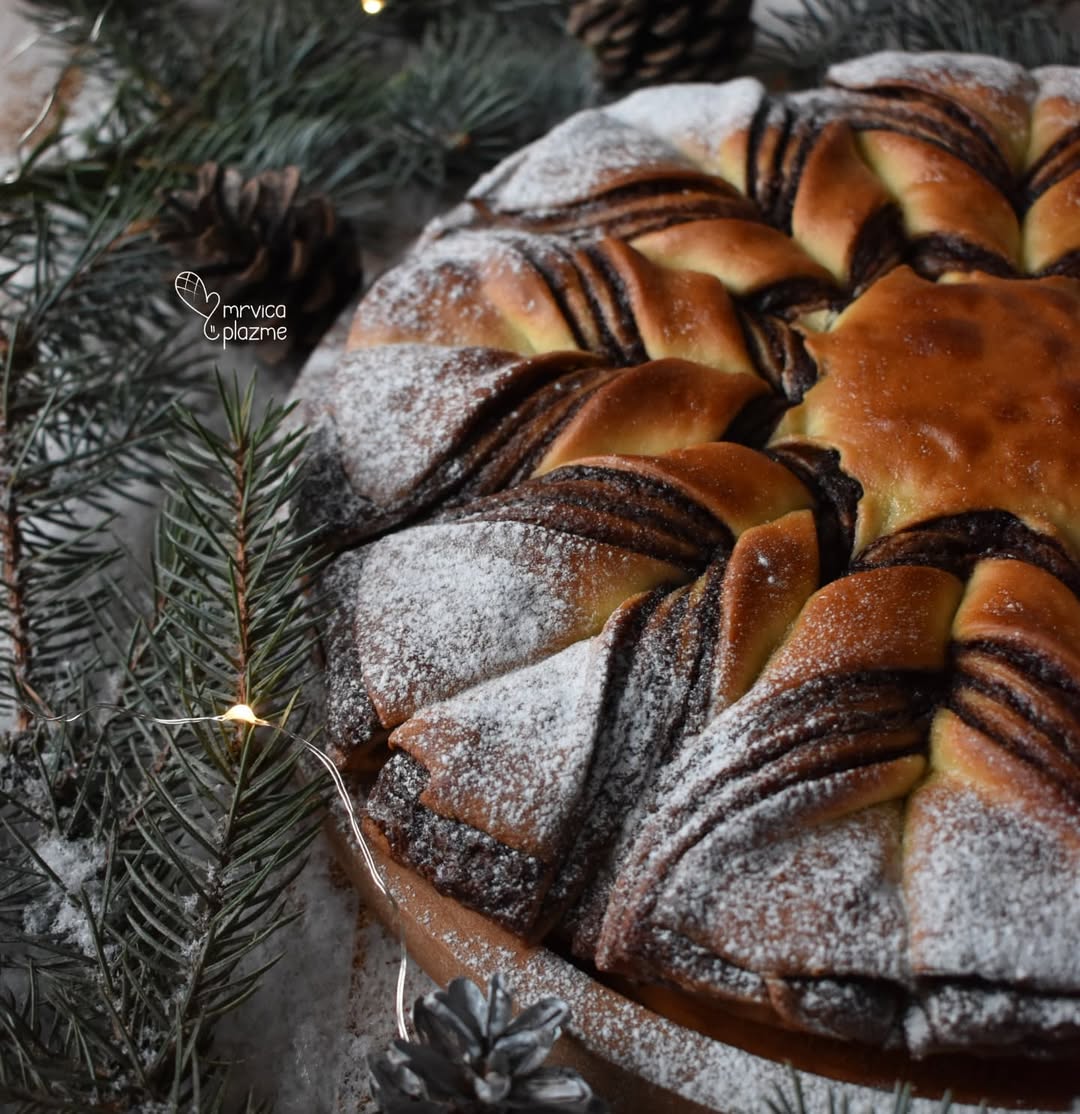 Nutella star bread